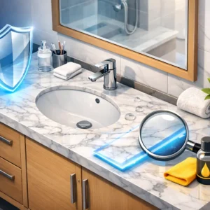 Best Protection for Marble Bathroom Vanities