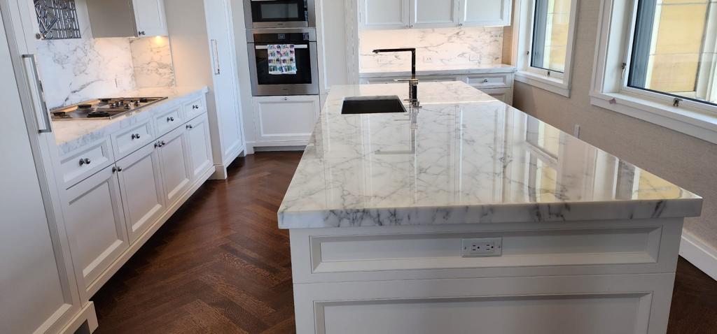 Island mirror finish — Highline Stone Care