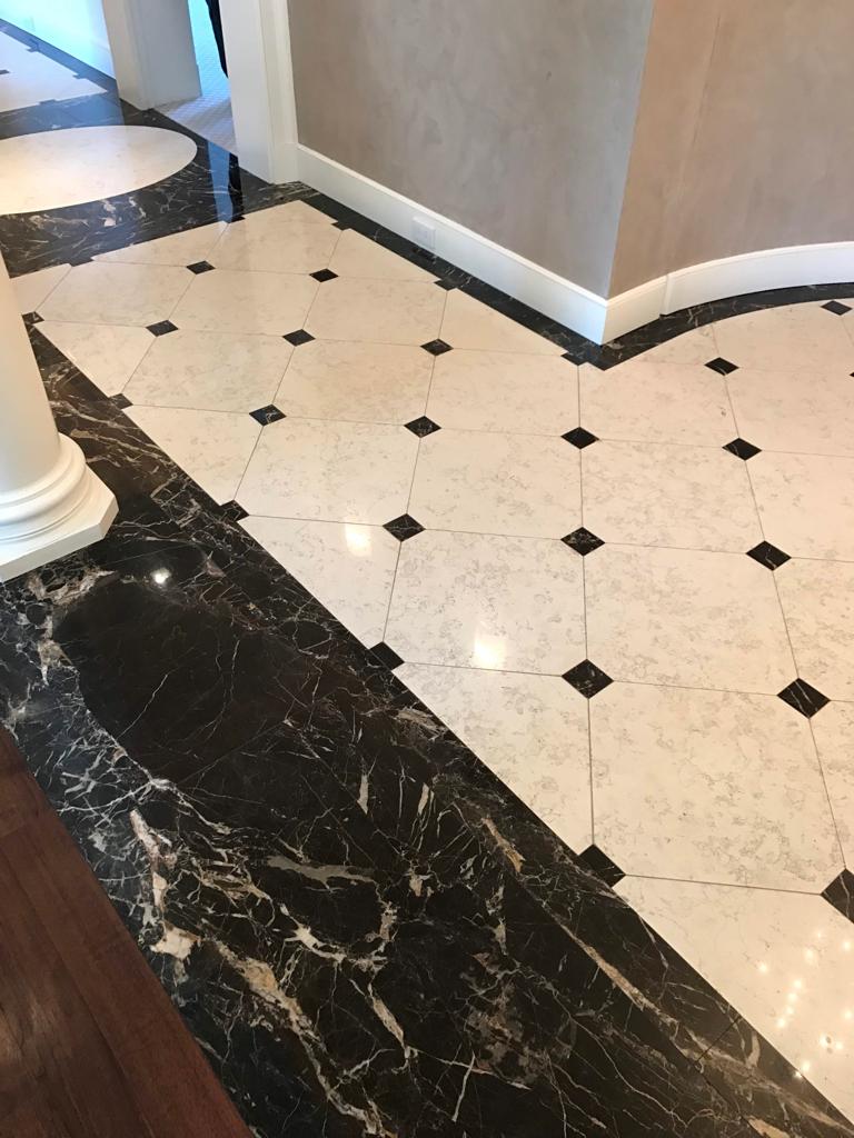 Marble floor restoration