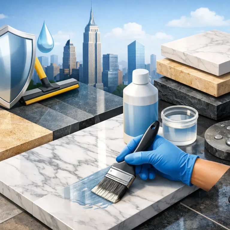 Stone Sealing for NYC Marble and Natural Stone