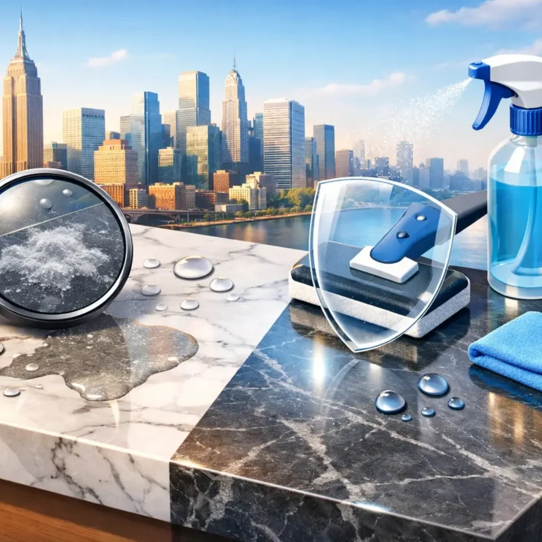 Anti Etch Coating Review for NYC Stone Surfaces