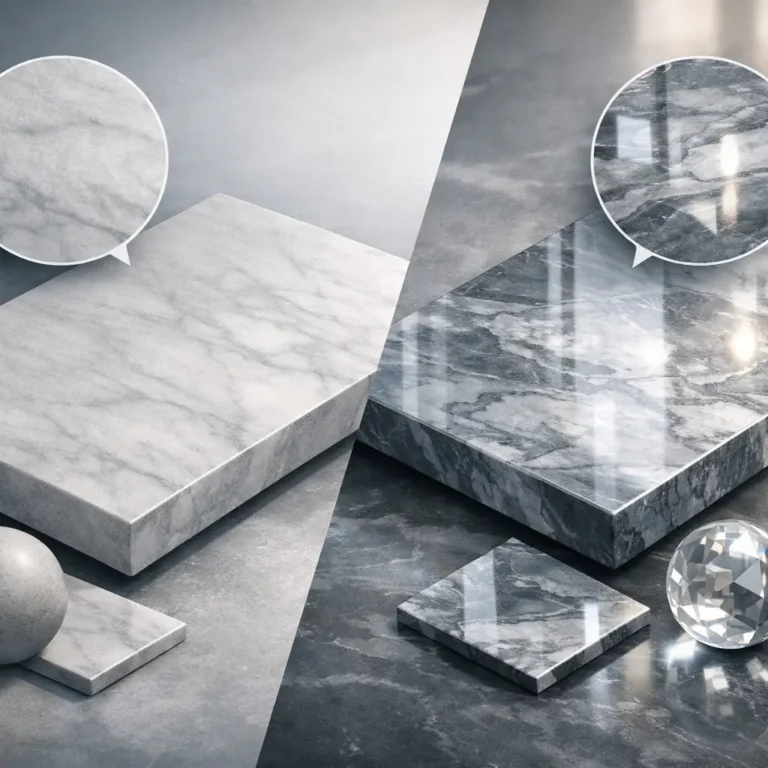 Honed Marble vs Polished Marble Compared